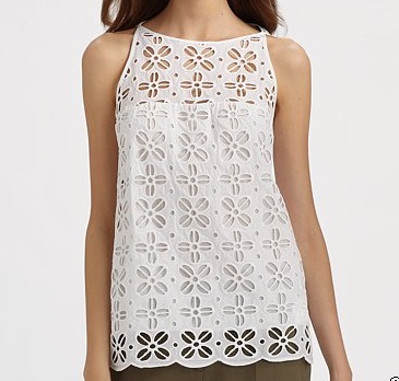 Eyelet Top