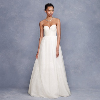 bustiere wedding dress