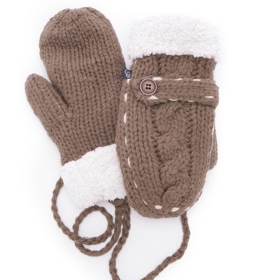 Cable Knit Mittens