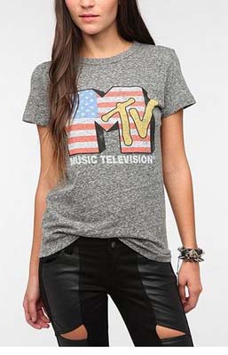 urban outfitters mtv shirt