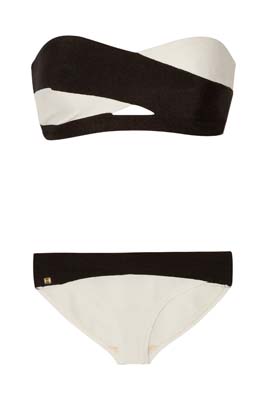 Hervé Léger One Shoulder Bandage Bikini SHEfinds