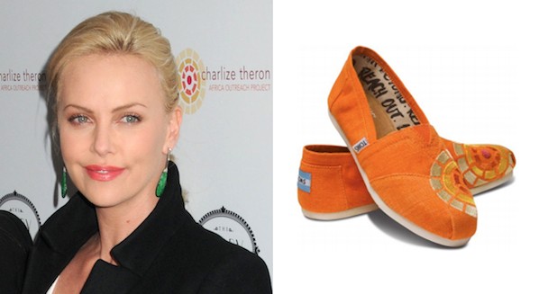 Charlize Theron TOMS Shoes | Charlize Theron Africa Outreach Project