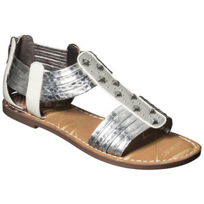 sam and libby silver sandals