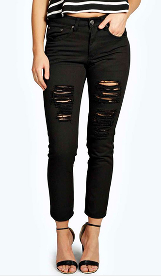 boyfriend jeans black