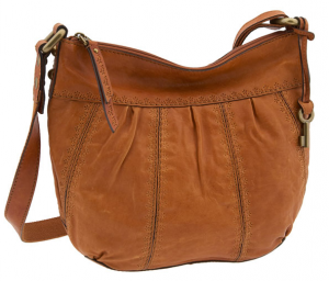 fossil embossed leather bag