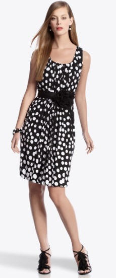  - White-House-Black-Market-Polka-dot-Dress