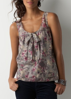 blooms print shell