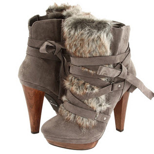 aldo boots with fur