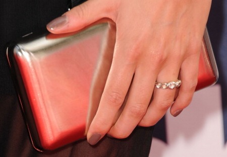 Nikki Reed Engagement Ring | Platinum Eternity Ring