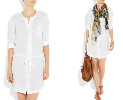 what to wear under a shirt dress