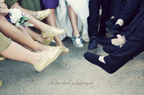 TOMS wedding shoes