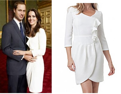 Kate Middleton Engagement Dress | JS Boutique Royalty-Inspired