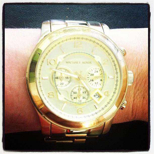 Michael Kors Large Runway Watch | Michael Kors Gold Watch | Michael ...