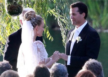 Molly Sims Wedding Dress, Rachel Zoe Wedding