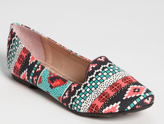 Printed Ballet Flats | Tribal Ballet Flats | Best Flat Shoes « Rebecca ...