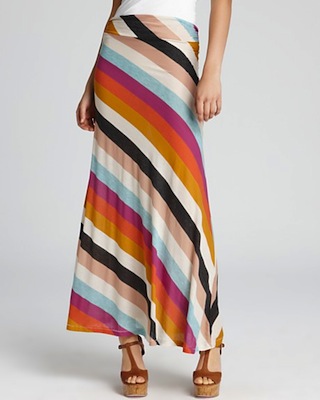 Minka Kelly Striped Skirt | Alternative Seneca Skirt | Bold Stripes Trend