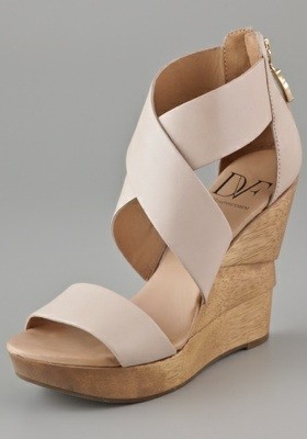 DVF Opal X Cross Wedge Sandals « SHEfinds