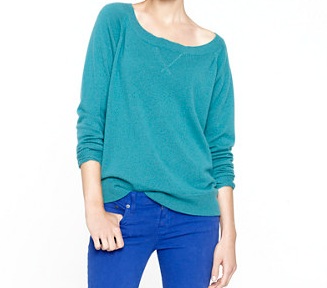 j crew cashmere sweatshirt