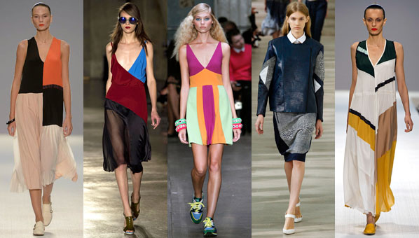 Colorblock Dresses | Spring 2013 Trends « AIKO Top - Boat Neck Color ...