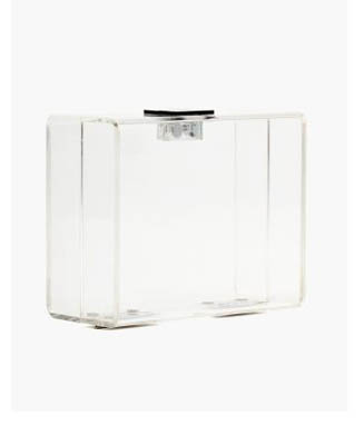 clear lucite clutch