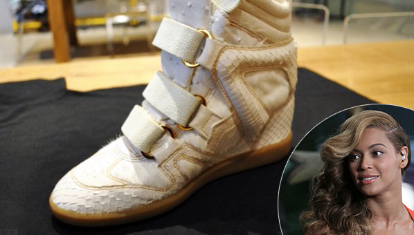 beyonce wedge sneakers