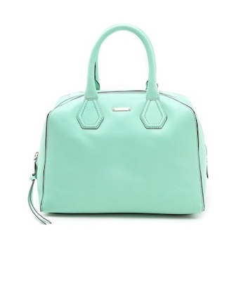 Mint Green Handbags « Coach legacy leather romy top handle - SHEfinds