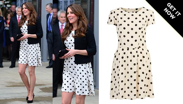 Kate Middleton Topshop Dress | Kate Middleton Polka Dot Dress