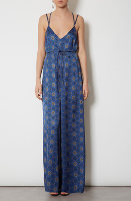 topshop blue jumpsuit