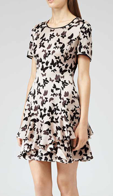 reiss lita butterfly dress