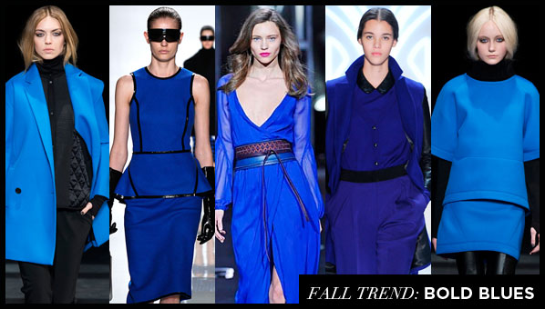 Fall 2013 Fashion Trends | Bold Blue Trend