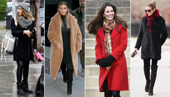 celebrity winter looks