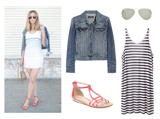 what to wear with sleeveless denim jacket