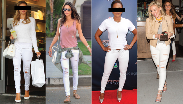 best tops for white jeans