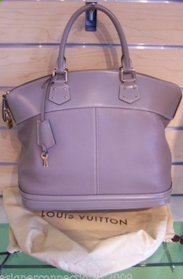 Louis Vuitton Lockmini Grey Leather ref.974119 - Joli Closet