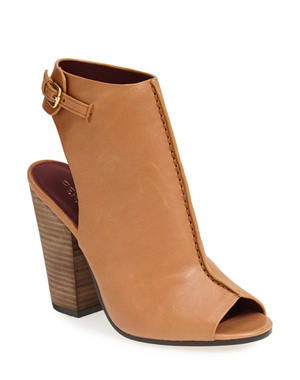 coach open toe ankle boots