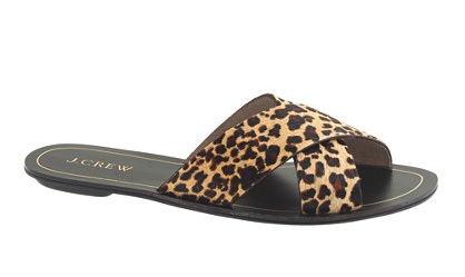 These New J.Crew Slides Are For Leopard 