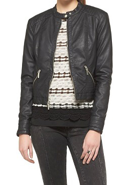 target xhilaration faux leather jacket