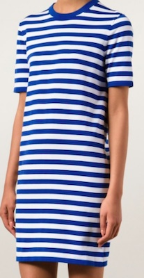 michael kors striped t shirt dress
