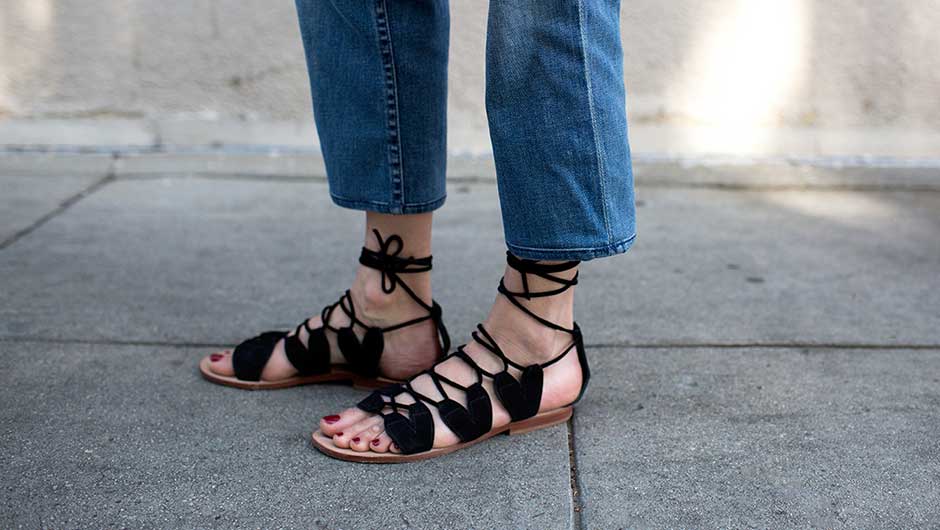 Ankle Wrap Sandals | Ankle Tie Sandals - SHEfinds