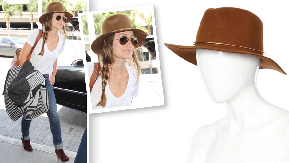 Olivia Wilde Hat | Janessa Leone Savoy Hat - SHEfinds