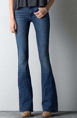 american eagle high waisted flare jeans