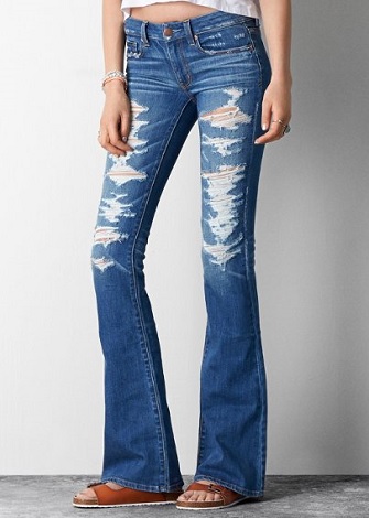 boho artist flare jeans