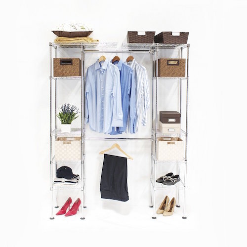 How To Hang Clothes Without A Closet - SHEfinds