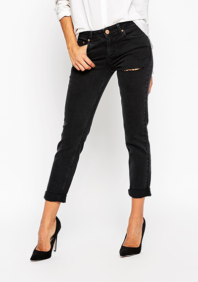 boyfriend jeans black