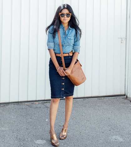 How To Wear Denim On Denim | Denim On Denim Outfit Ideas - SHEfinds