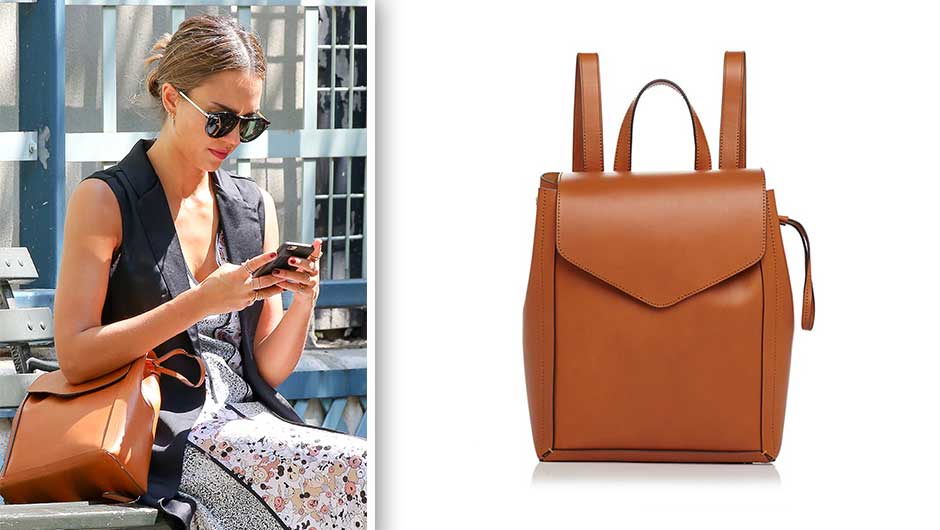 Reese Witherspoon Bag  Anya Hindmarch Vaughan Leather Bucket Bag