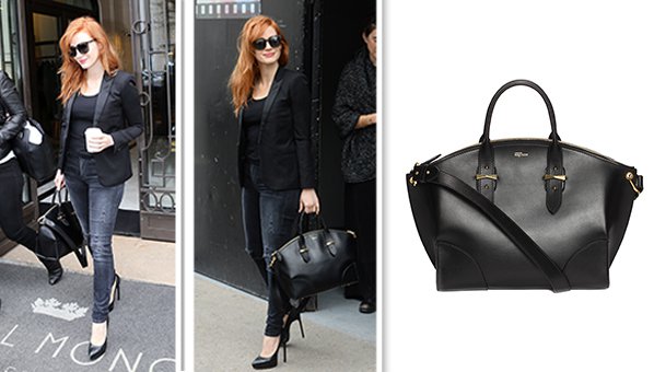 Reese Witherspoon Bag  Anya Hindmarch Vaughan Leather Bucket Bag