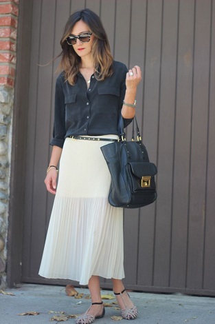 Midi Skirt Outfit Ideas | How To Wear A Midi Skirt - SHEfinds