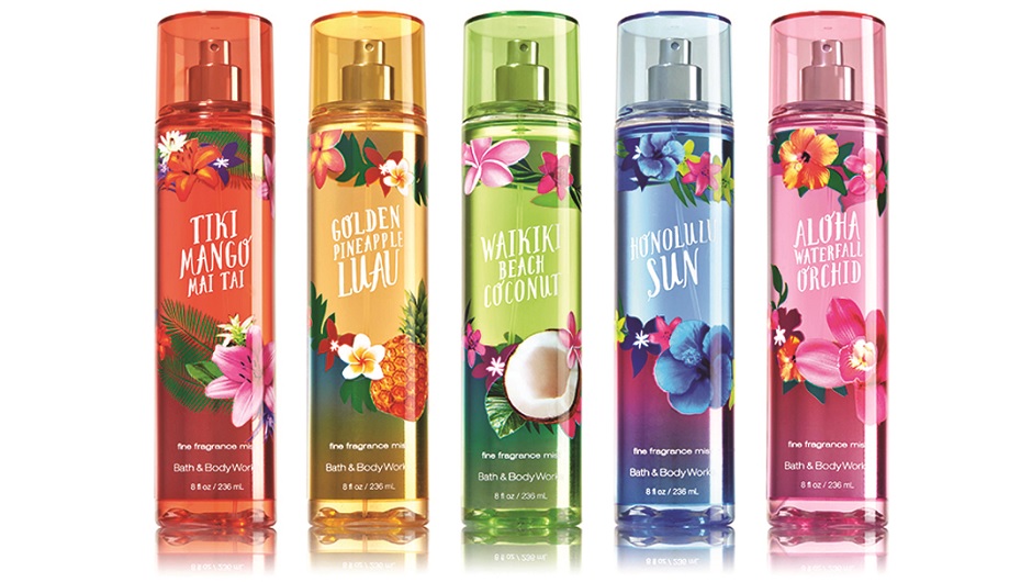 Bath Body Works Hawaii Collection | Bath Body Works Fine Fragrance Mist