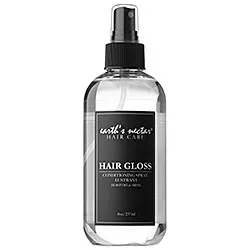 Not using a gloss or shine spray.